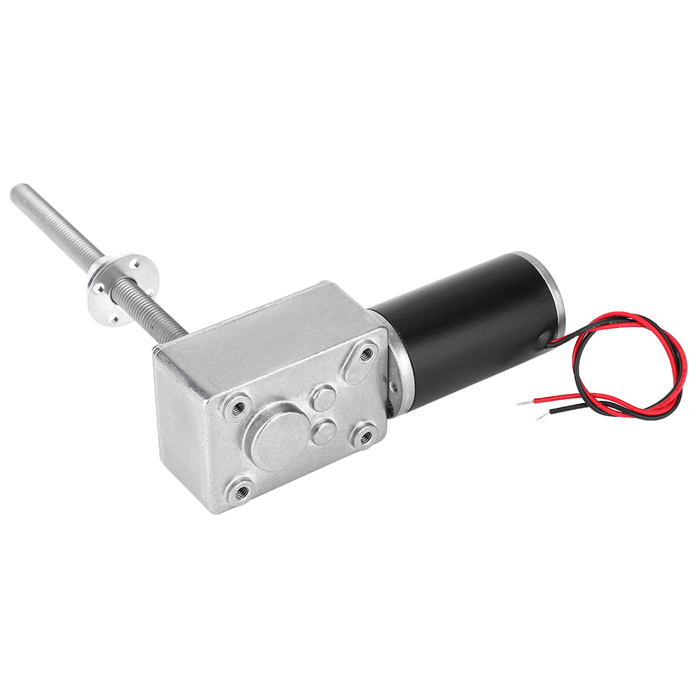 Schneckengetriebemotor Mit M8-gewinde, Doppelten Kugellagern, Untersetzungsverhältnis 50