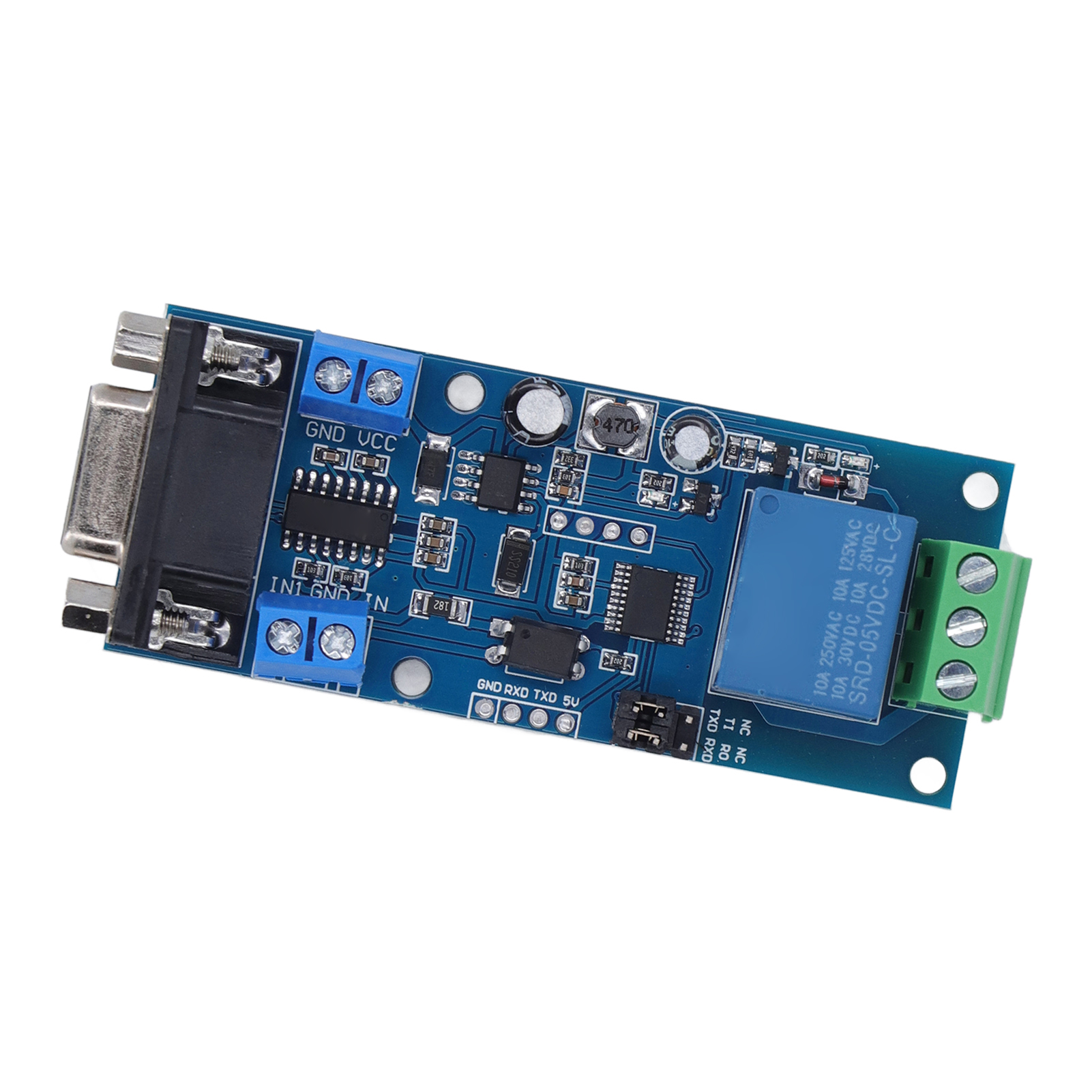 1-kanal-relaismodul-steuerschalter-relaisplatine Mit Rs232-ttl-uart-kommunikationsschnittstelle (dc 7-24v)