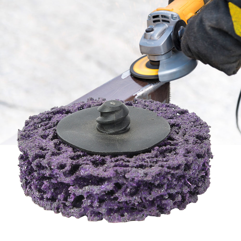 5 Stück 2 Zoll 50 Mm Polypropylen-streifenscheiben, Roll-lock-schleifscheiben Für Rost- Und Farbentferner (lila)