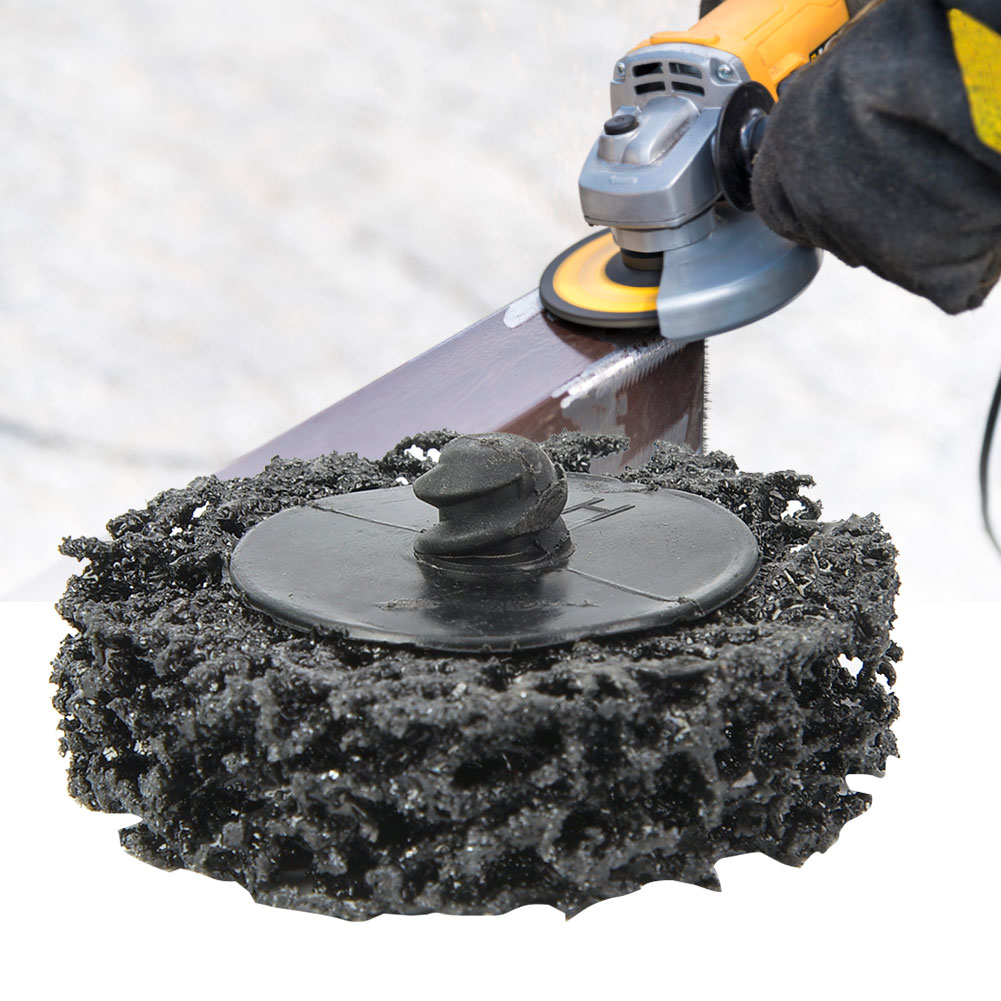 5 Stück 2 Zoll 50 Mm Polypropylen-streifenscheiben, Rollladen-schleifscheiben Zum Entfernen Von Rost Und Farbe (schwarz)