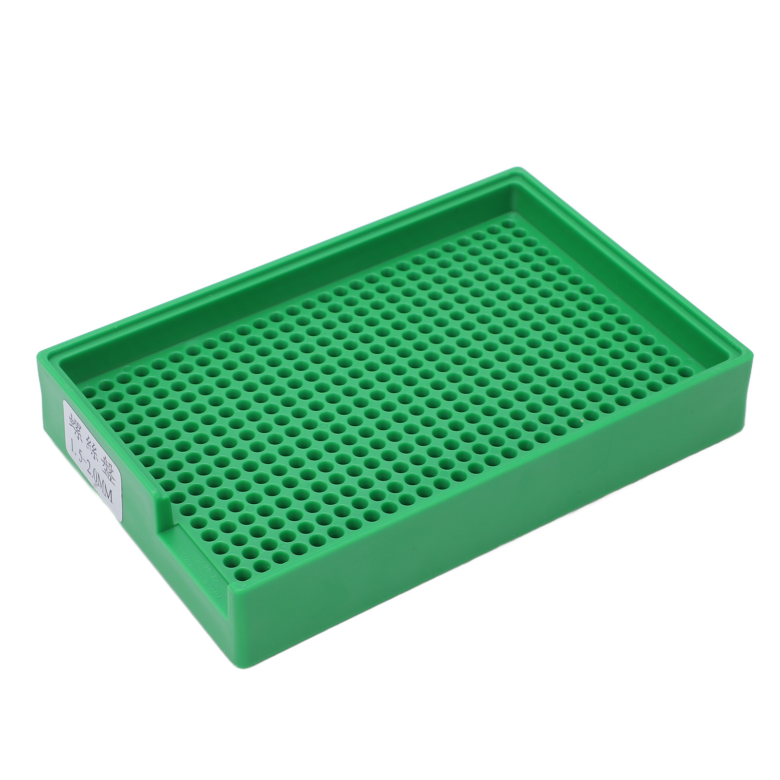 Schraubenablage Mit Mehreren V-förmigen Löchern, Gleichmäßigem Lochabstand, Schraubenablageplatte Für Den Industriellen Einsatz, 1,5-2 Mm / 0,06-0,08 Zoll (459 Löcher)