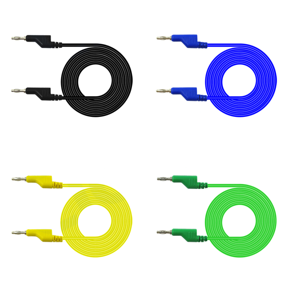Messleitungen Für Digitales Multimeter, Aus Pvc, Reinem Kupfer, Rot, Schwarz, Blau, Gelb, Grün