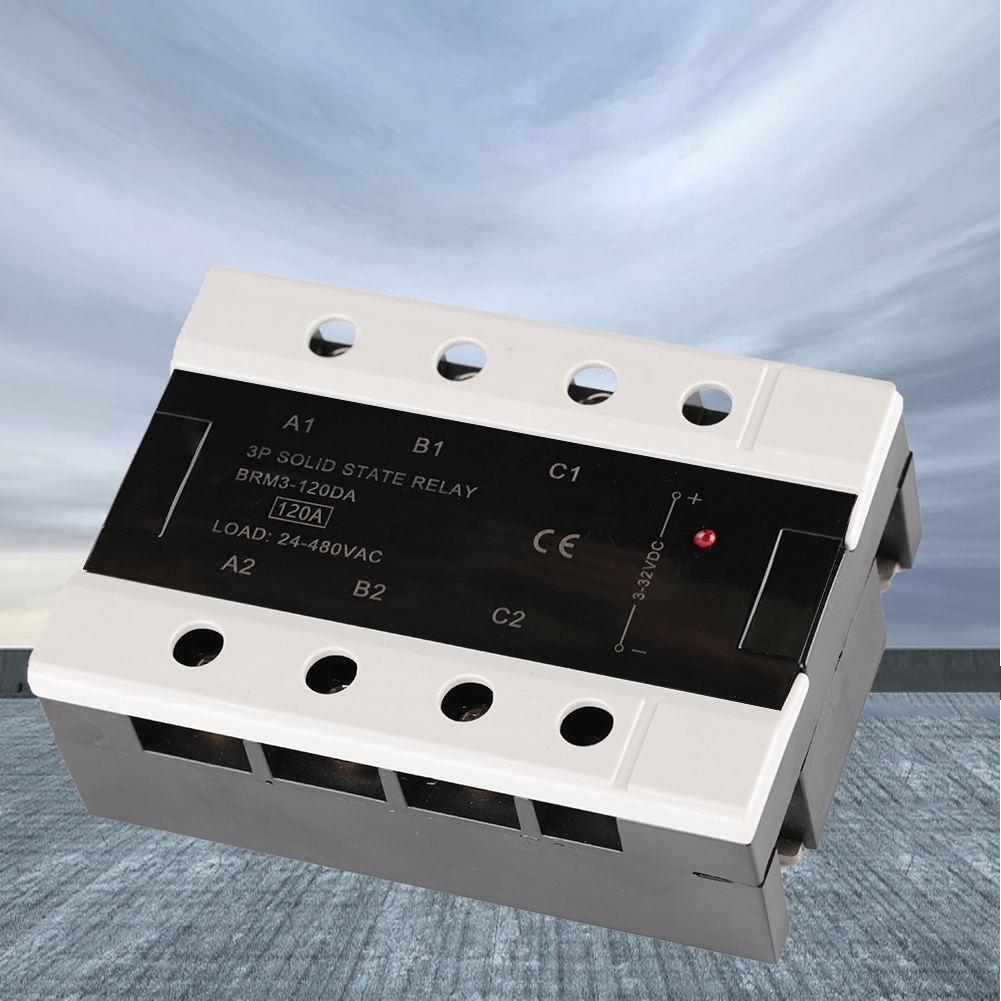 Letztes 24-480 Vac Dreiphasen-halbleiterrelais (brm3-120da)