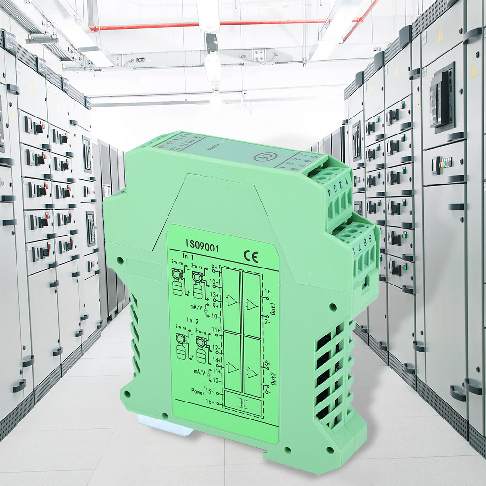 Dc-signalisolator 4–20 Ma Modul, Signalisolator, Senderwandler, 2 Eingänge, 2 Ausgänge, 0–5 V