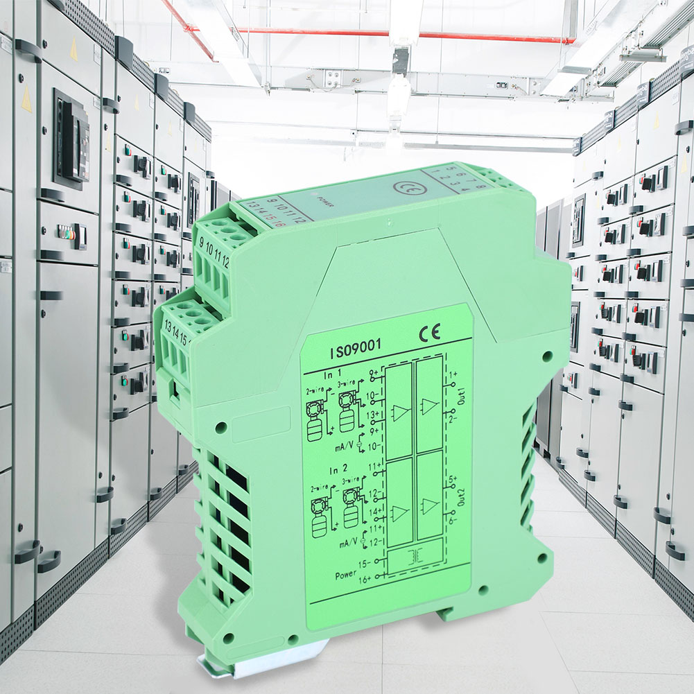Dc-signalisolator 420ma Modulsignalisolator Senderwandler 2 Eingänge 2 Ausgänge 010v