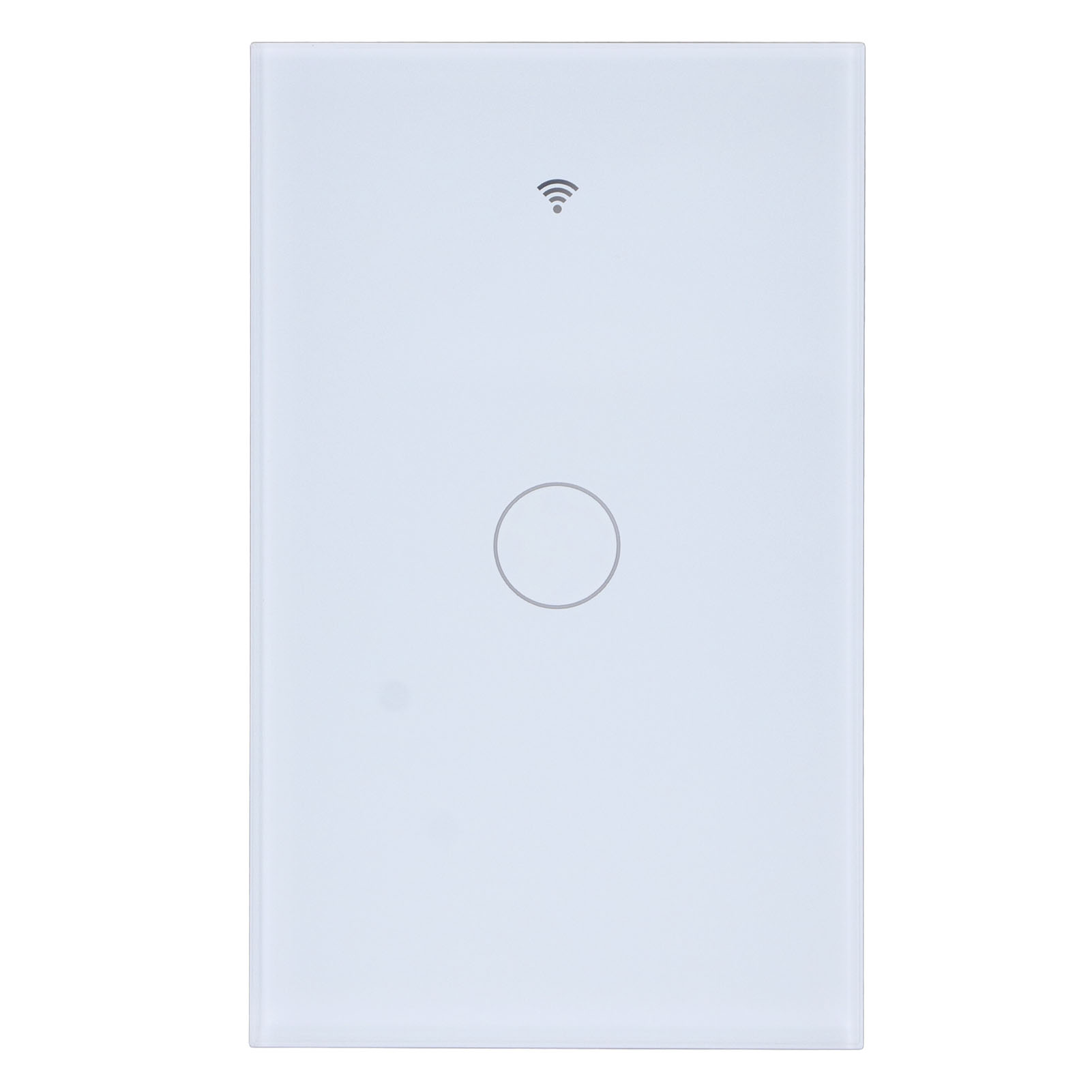 Intelligenter Wlan-touch-schalter Zur Wandmontage, 10 A, Gehärtetes Glas, 90–250 V