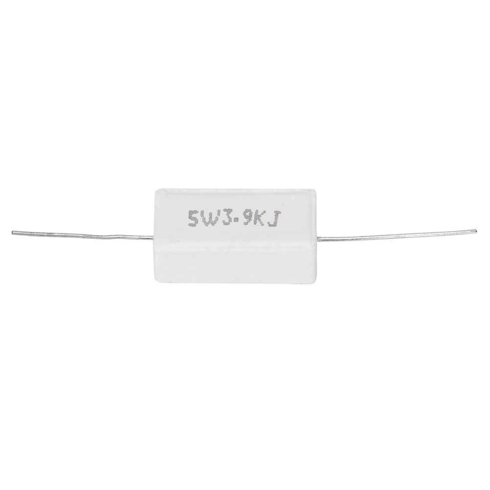 10 Stück Zementwiderstände, Leistungswiderstände, Genauigkeit ±5%, Elektronische Bauteile, 5 W (3,9 Kω)