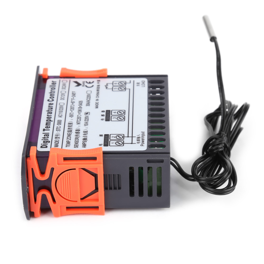 Stc-3000 110v-220v Digitaler Touch-temperaturregler Mit Sensor (10a)
