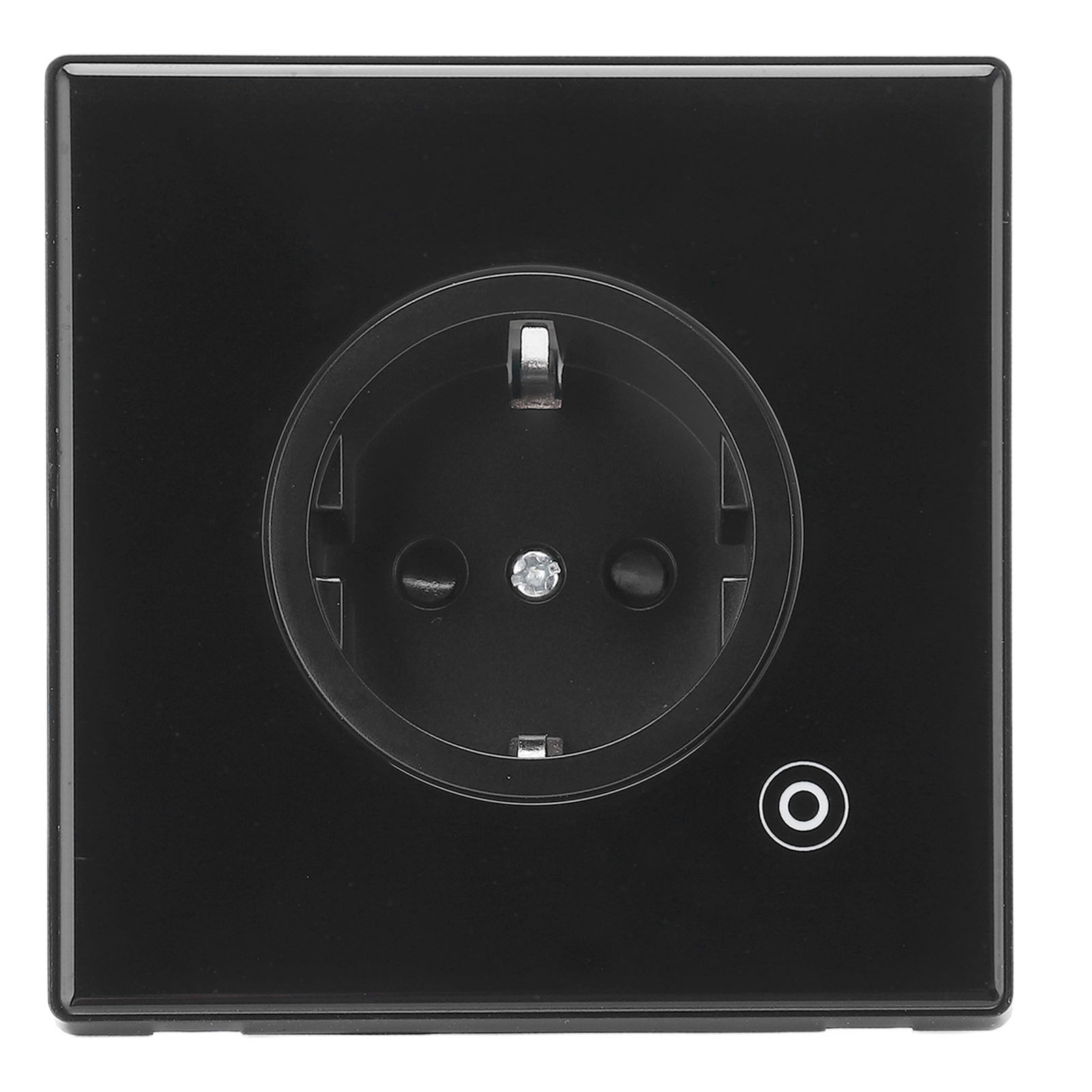 Intelligente Steckdose 16a 3000w Modernes Design Multifunktionale Wandsteckdose Mit Timer Eu-stecker 95-245v Schwarz Wlan-version