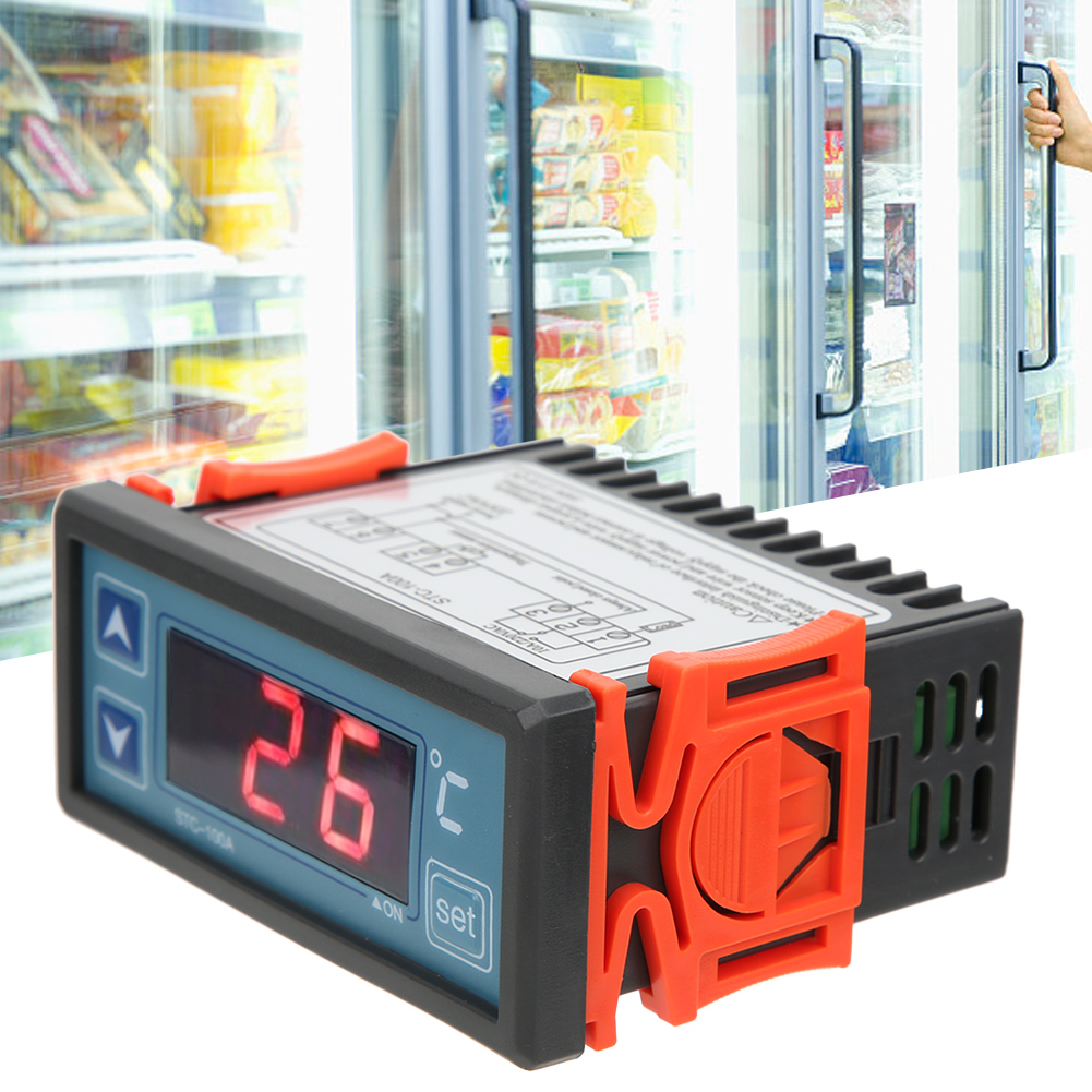 Der Temperaturregler Stc 100a Verfügt Über Einen Temperaturbereich Von -50 °c Bis 99 °c Und Unterstützt Kühl- Und Heizbetrieb.