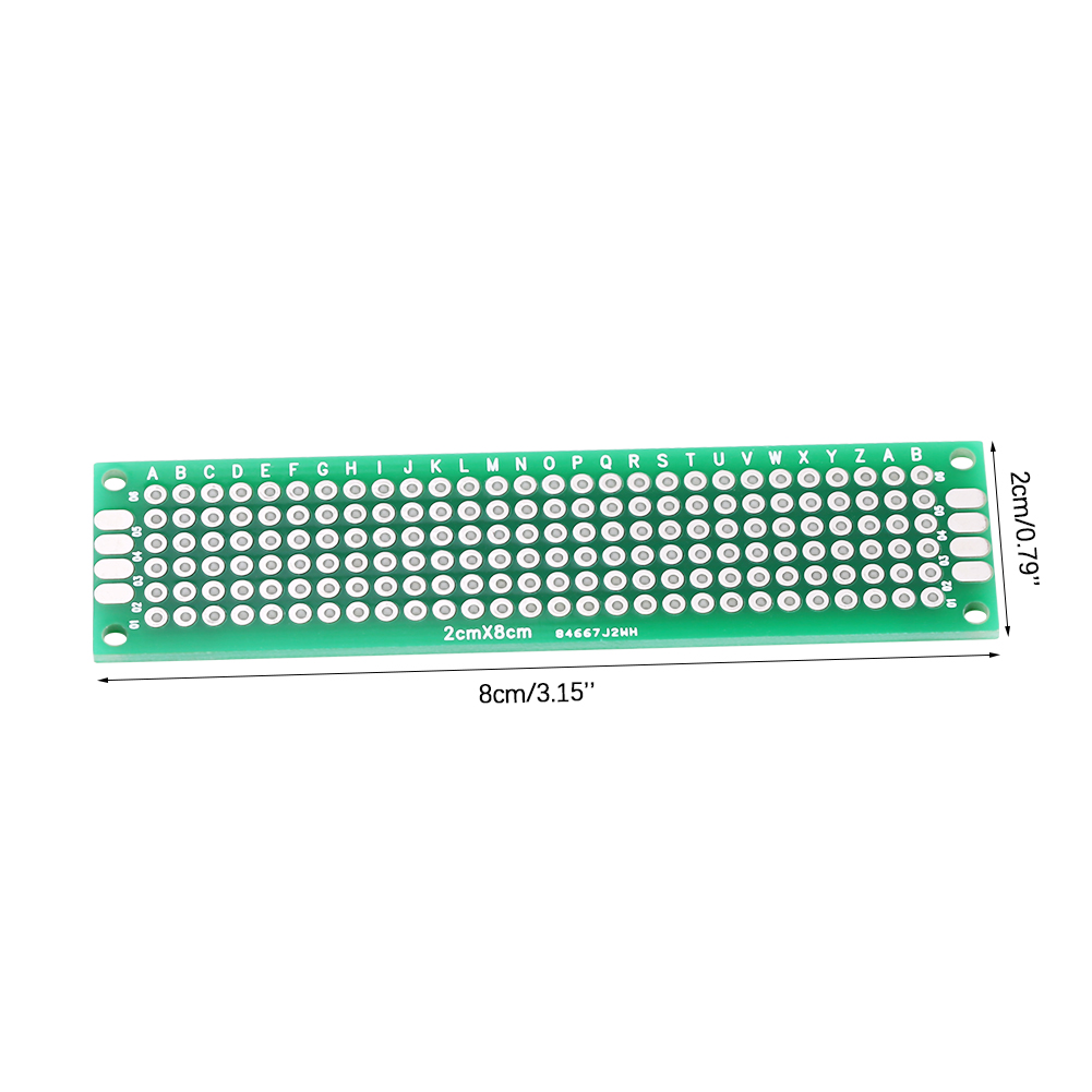 10 Stück 2 Cm X 8 Cm Doppelseitige Prototypenplatinen, Universelle Leiterplatten Zum Selberlöten