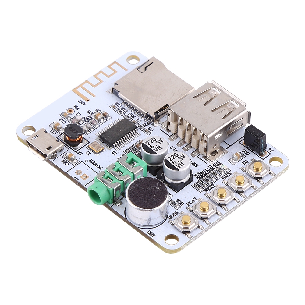 Neuer Bluetooth-audioempfänger Mit Mikrofon, Verstärker, Usb-, Tf-, Fm-mp3-decoder, Wma-, Wav- Und Flac-player 1