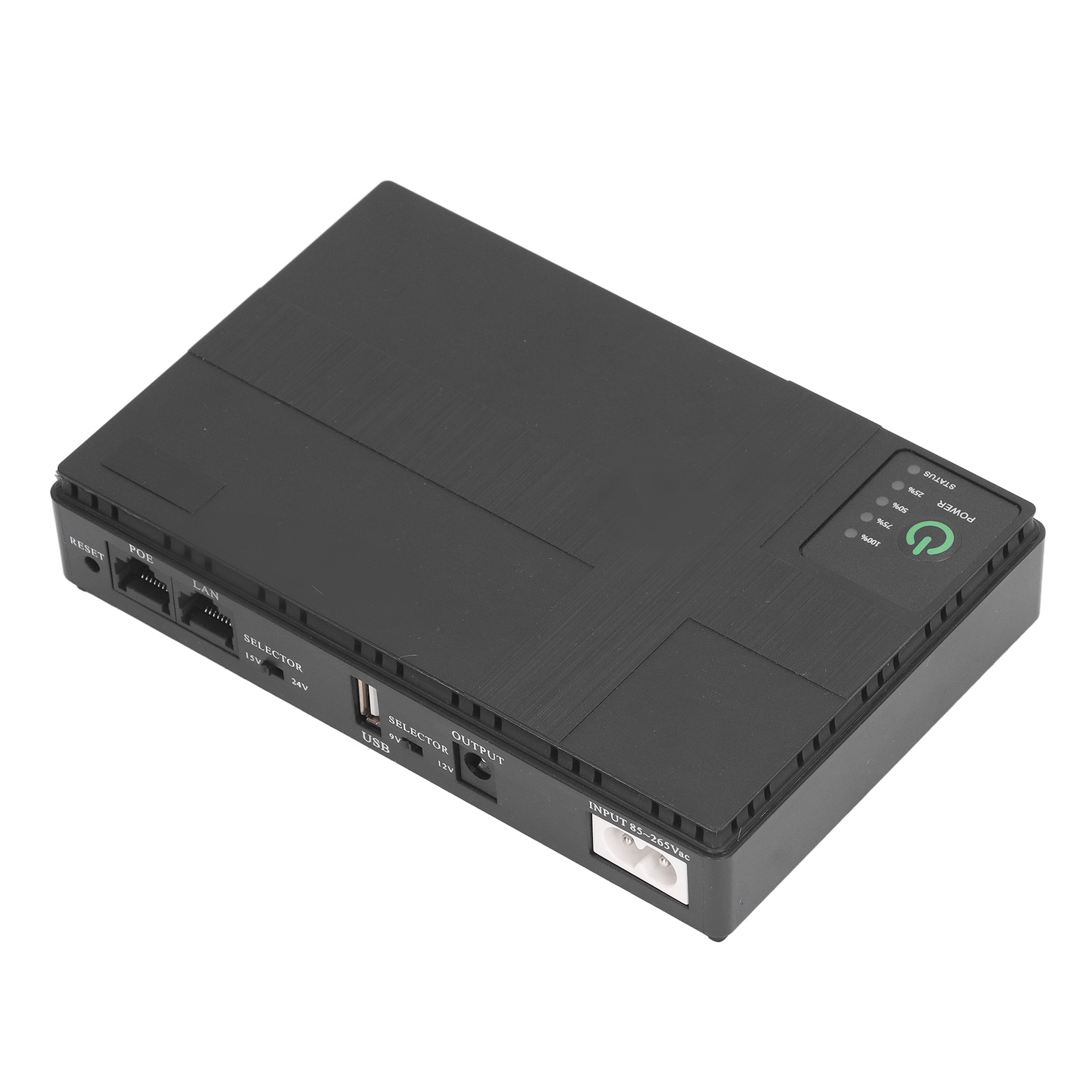 Mini-usv-akku Mit 10400 Mah, Unterbrechungsfreie Stromversorgung, Ausgang 5 V, 9 V, 12 V Poe, 15 V Poe, 24 V Für Kamera-router, 85–265 V, Eu-stecker