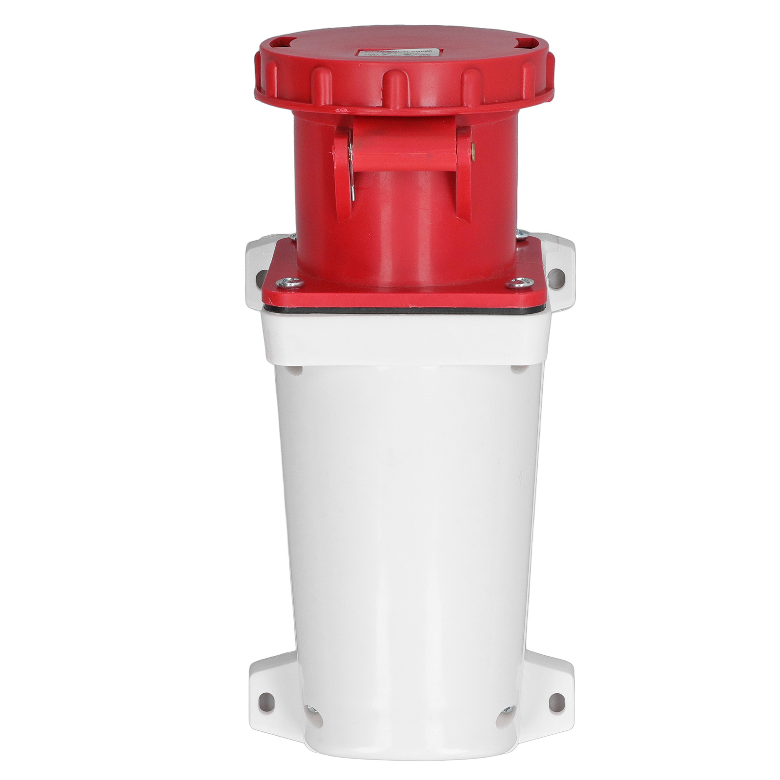 Wasserdichte Industriesteckdose, 4-polig, Kabelanschluss, Offene Montage, 63 A, 380–415 V