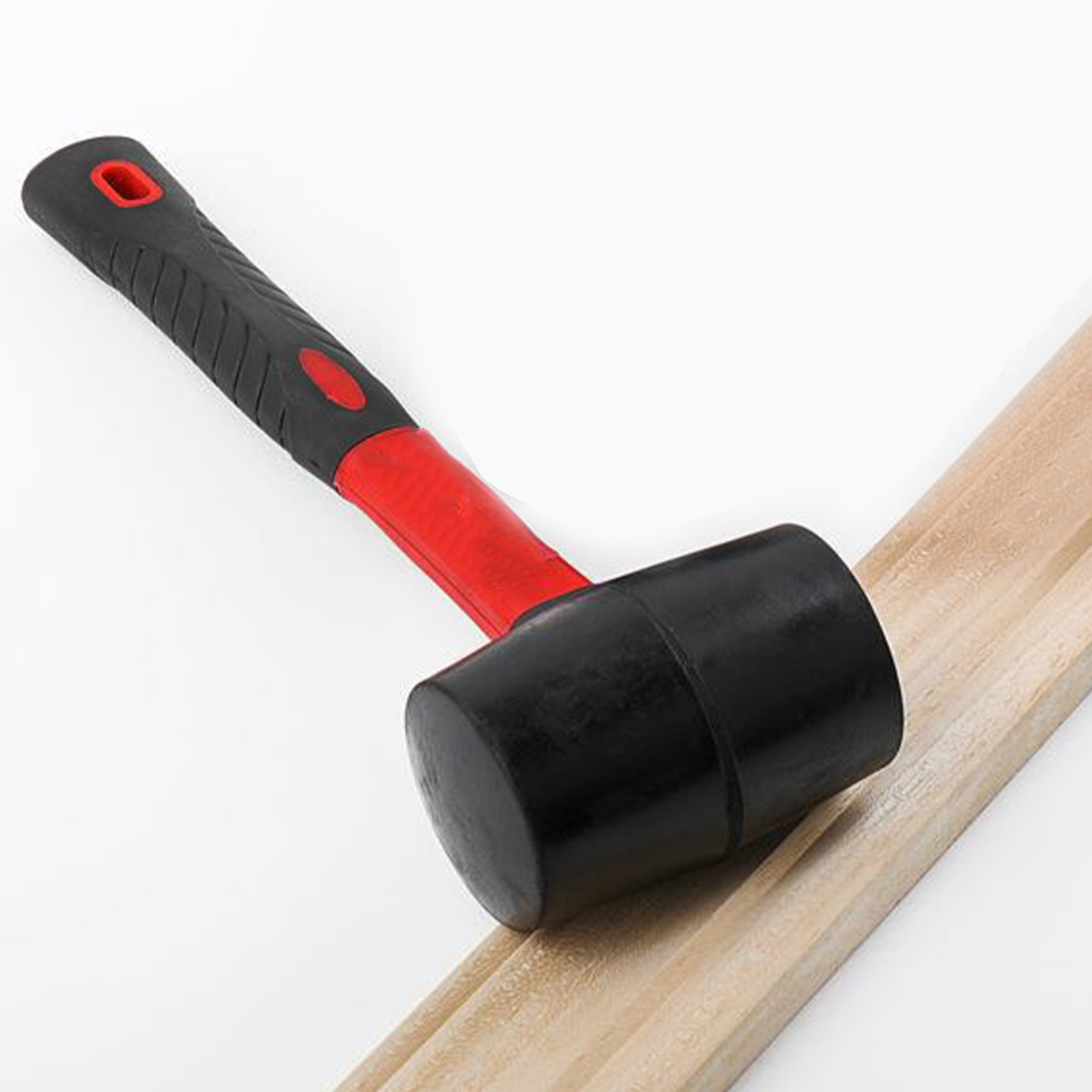 225 Gramm Schwerer Gummihammer Mit Rutschfestem Fiberglasgriff Für Bodenbeläge, Zeltpflöcke Und Holzarbeiten