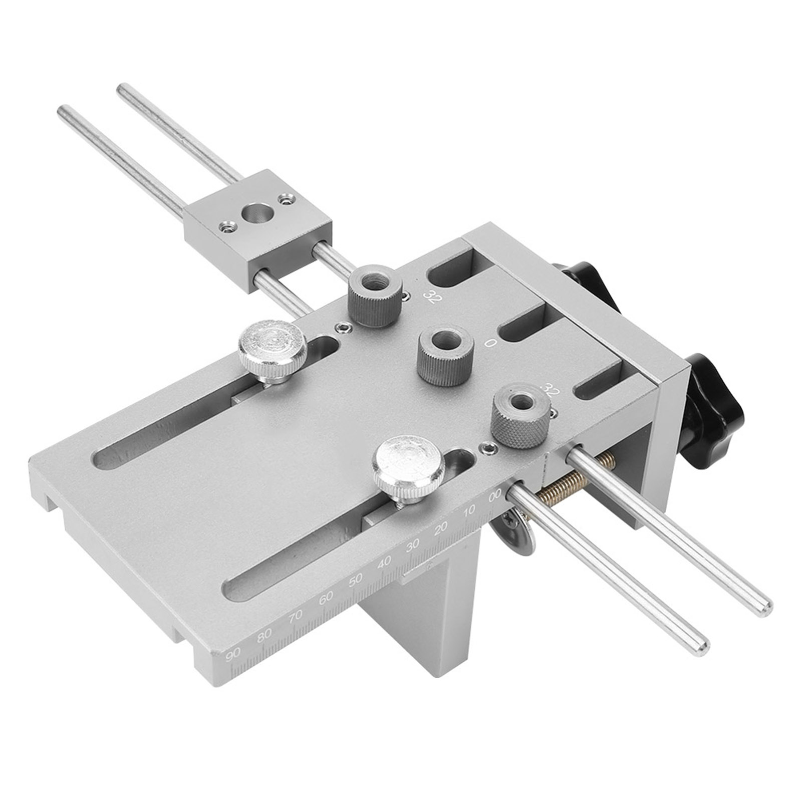 3-in-1-set 6/8/10/15 Mm Für Die Holzbearbeitung: Selbstzentrierende Dübelbohrlehre Mit Führung