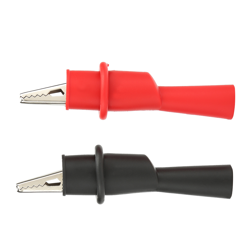 P2008 10 Stück Isolierte Metall-krokodilklemmen, Elektrisches Prüfzubehör Für Multimeter