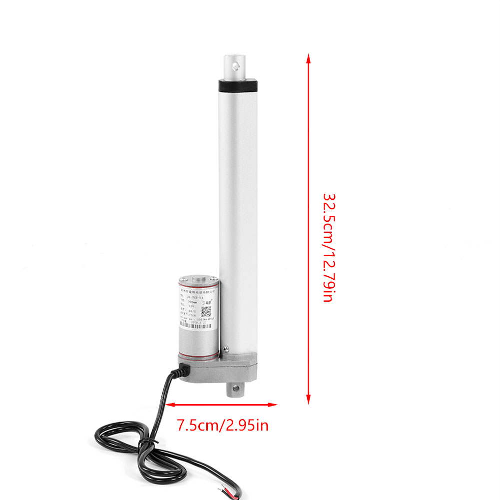 12 V Leistung, 750 N Hub, 150-700 Mm Linearantrieb, Nabenmotorhalterung (200 Mm)