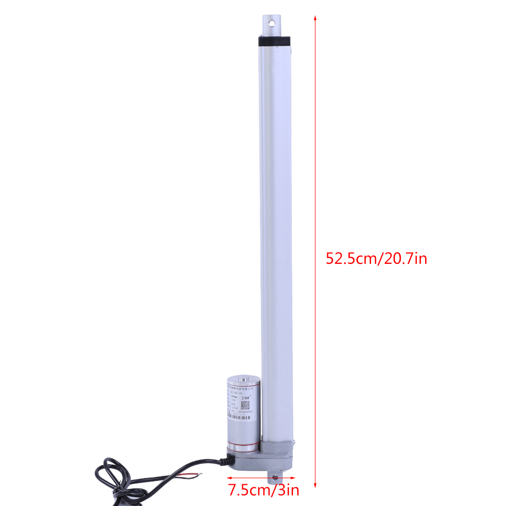 12 V Leistung, 1500 N Hub, 200-750 Mm Linearantrieb, Hubmotorbefestigung (400 Mm)