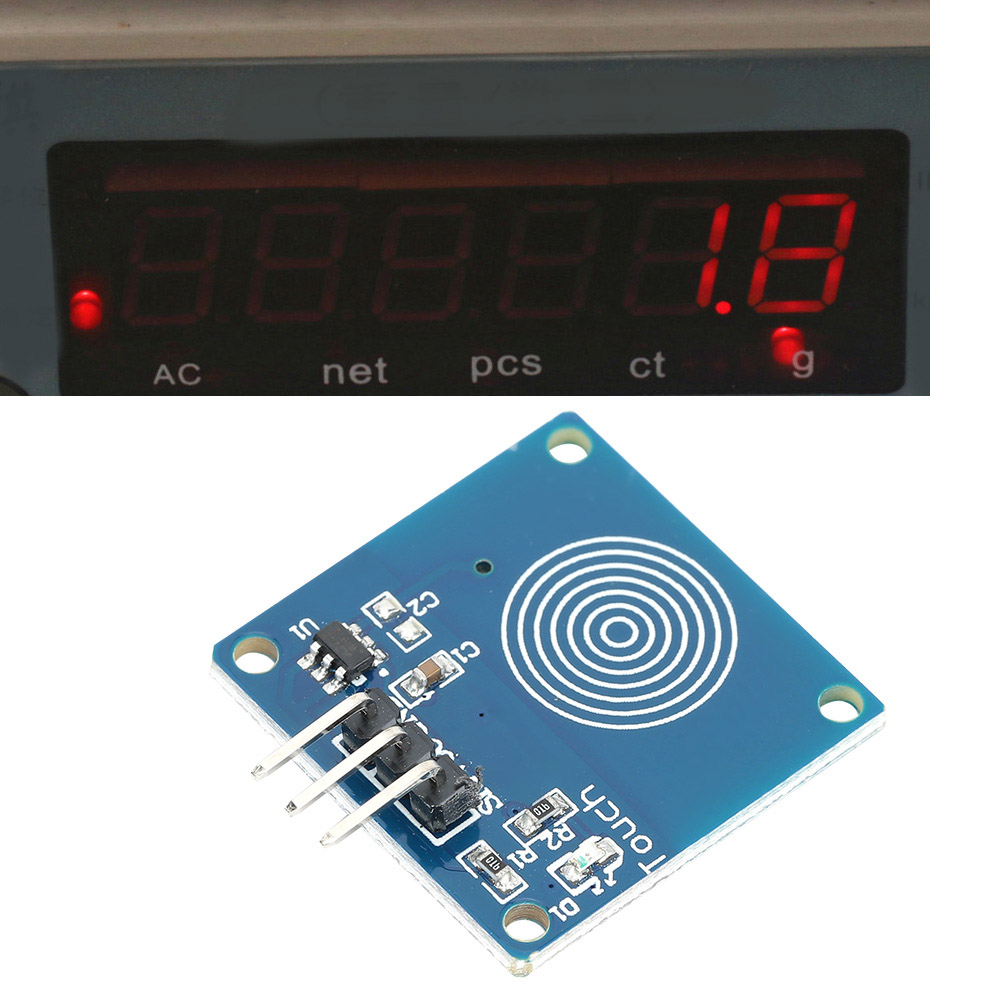 10 Stück Digitale Berührungssensormodule Ttp223b Kapazitive Elektrische Bauelemente