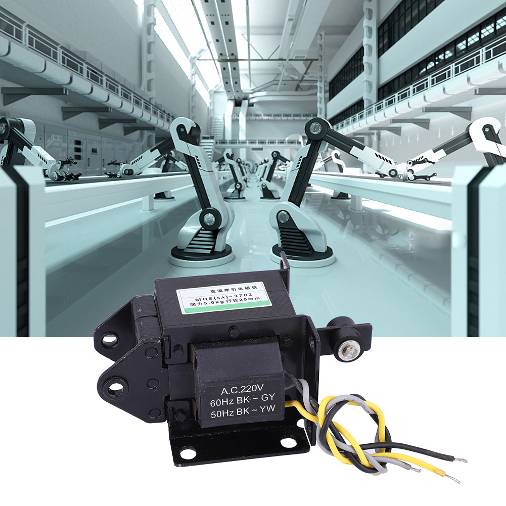 Mq8(sa)-3702 Wechselstrom-zugmagnet, Elektromagnet, 220 V Wechselstrom, 49 N, Hub 20 Mm