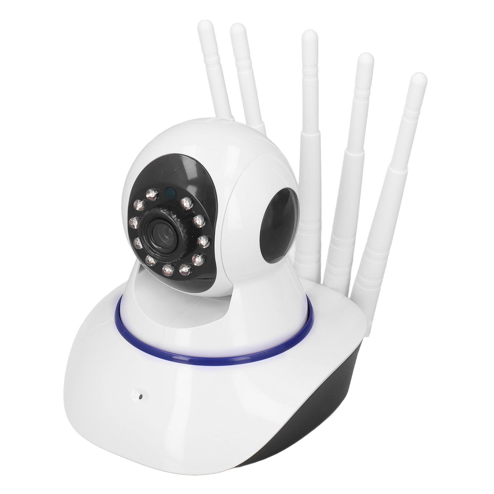 Hd 1080p Überwachungskamera Mit Infrarot-nachtsicht, 360° Verstellbarem Winkel, Wlan-kompatibler Drahtloser Cctv-sicherheitskamera