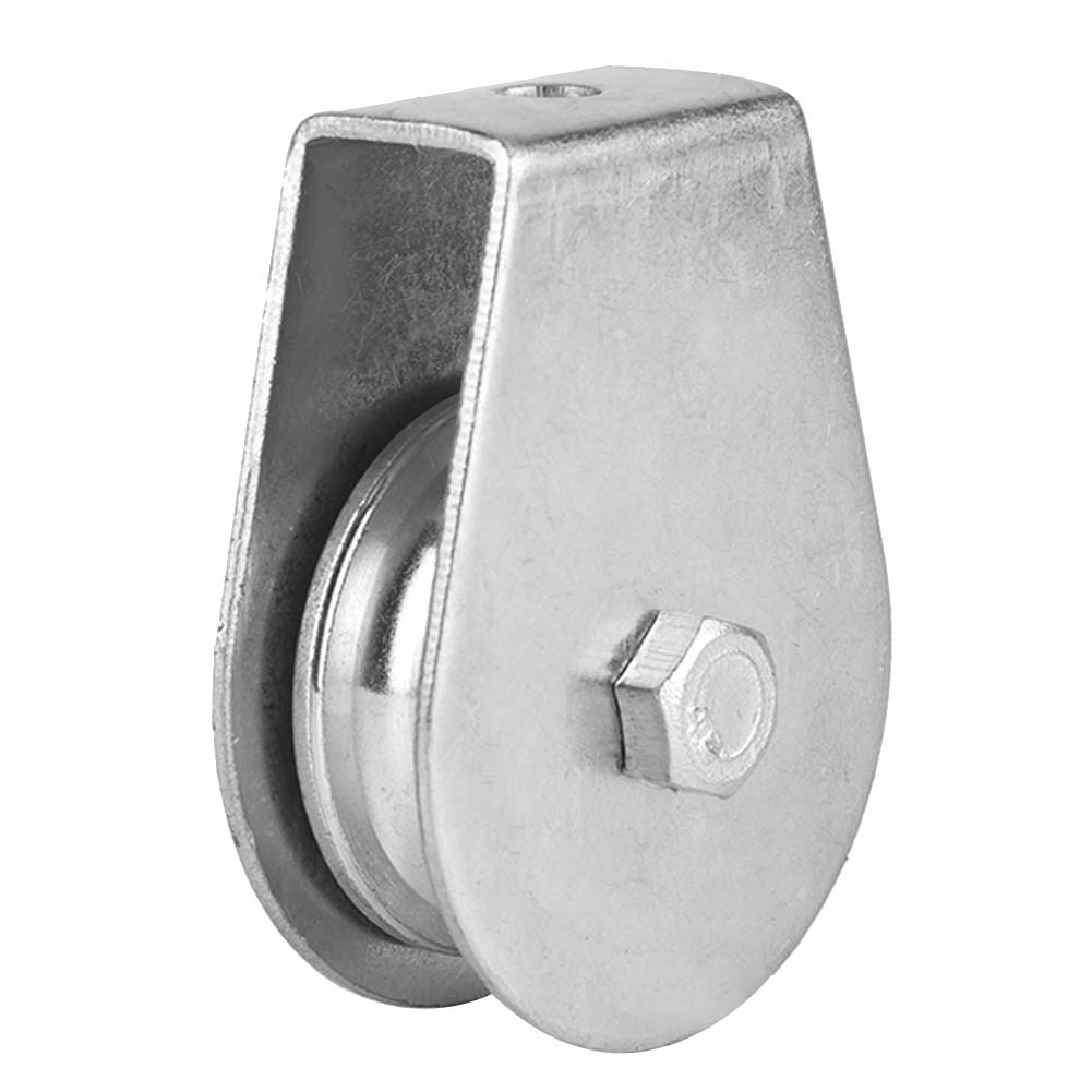Tragfähigkeit 0,3 Tonnen, Einzelrollenblock, Schwenkrolle, Drahtseilzug (03)