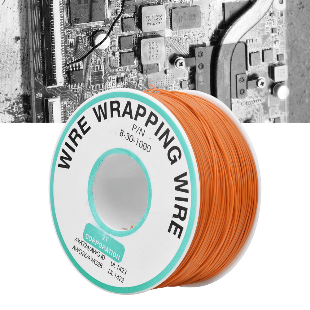 Orange Ok Wire Leiterplatten-reparaturkabel, Niedriger Widerstand, 30 Awg, 300 M