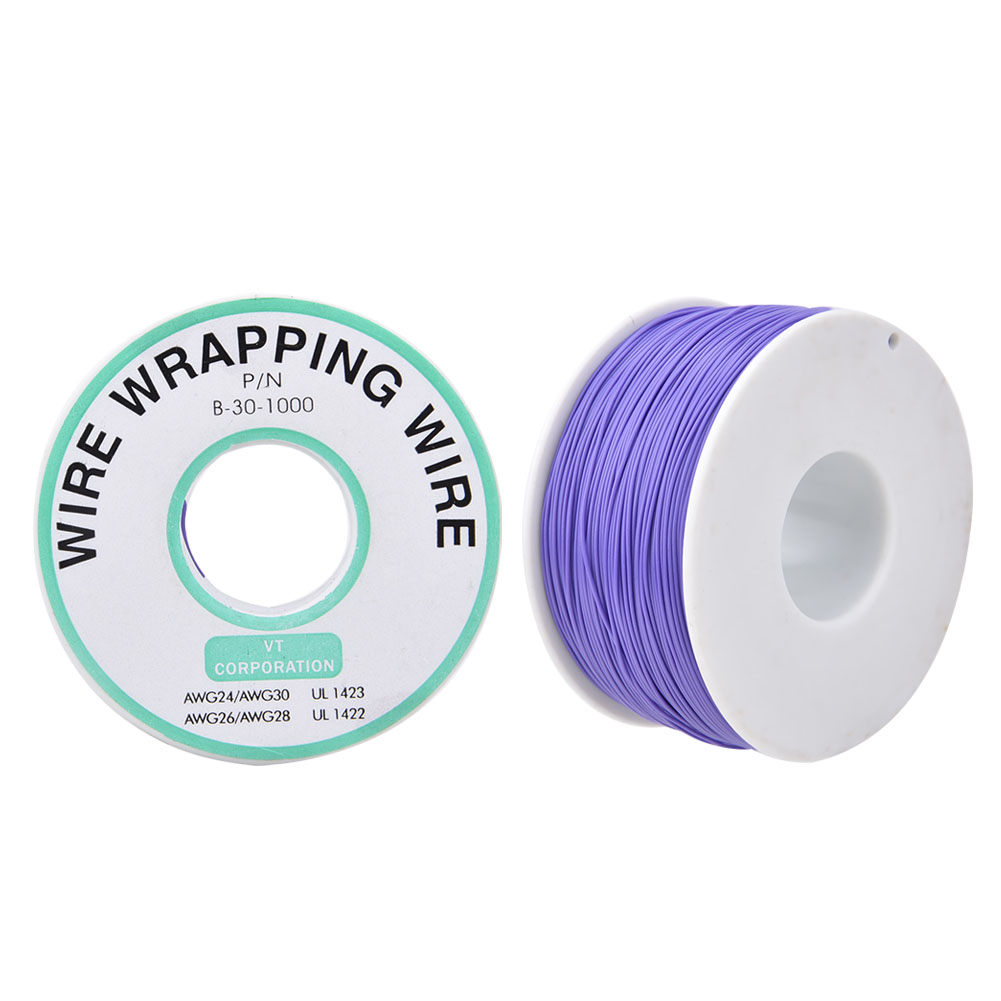 Purple Ok Wire Leiterplattenreparaturdraht, Verzinnter Kupferkern, 30 Awg, Wickeldraht, 300 M