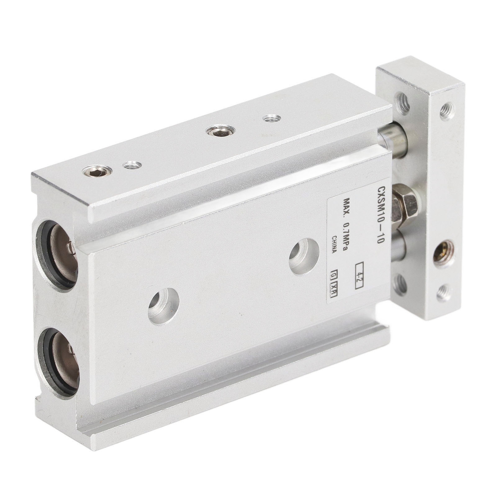Pneumatischer Luftzylinder, 2 Kolbenstangen, 2 Achsen, 0,1–0,7 Mpa, Cxsm10, 10-teiliges Ersatzteil