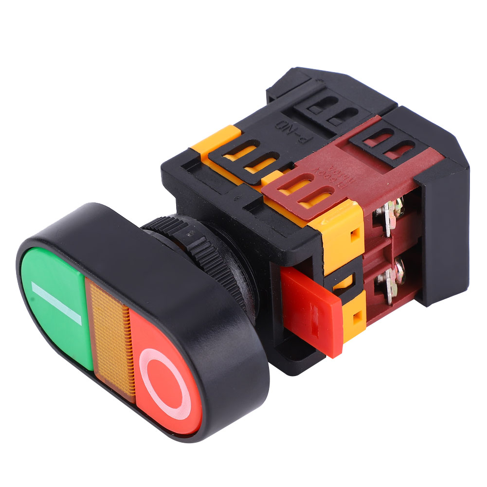Apbb-22/25n Doppeltaster Mit Led-beleuchtung, Nicht-nc-momentanschalter (380 Vac)