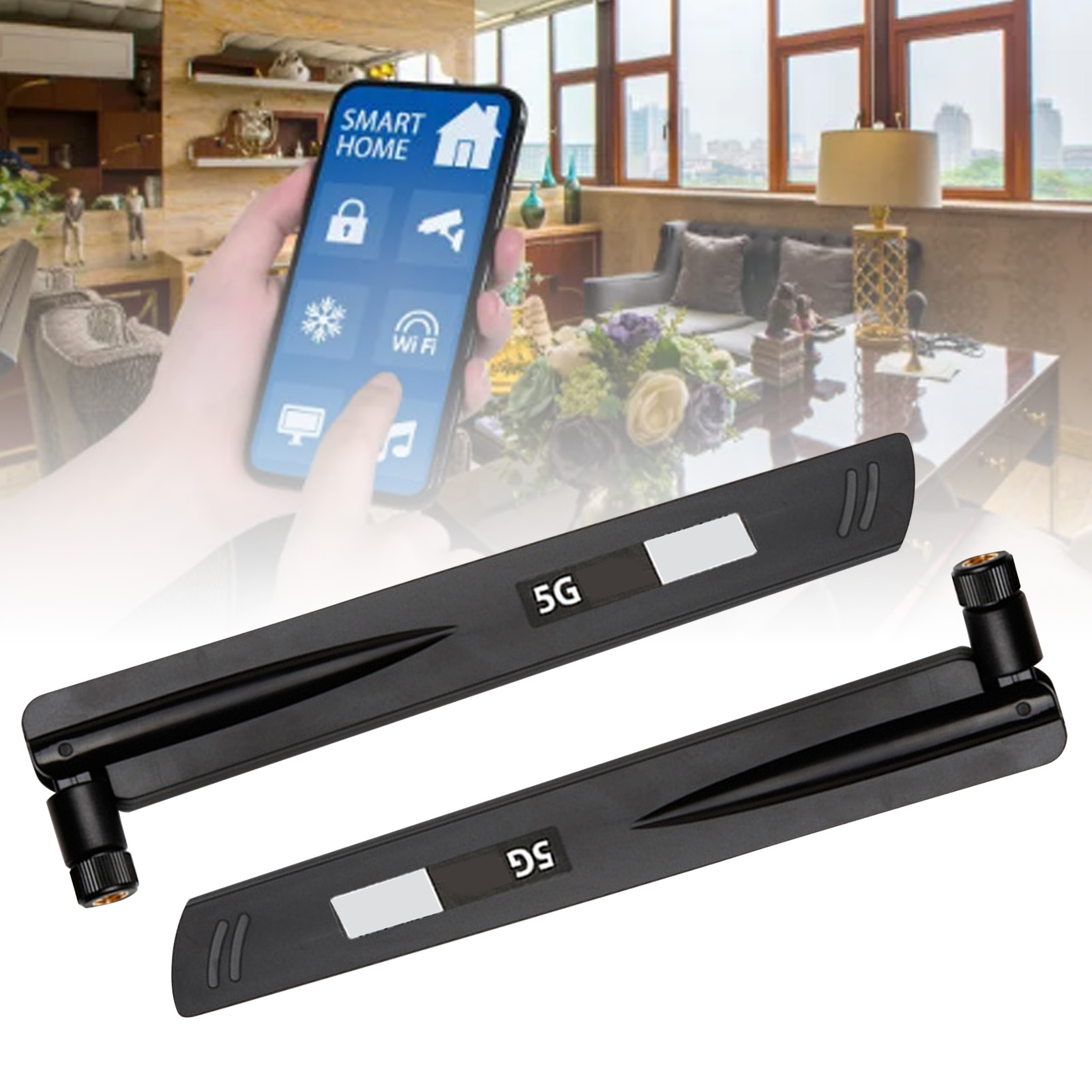 X 5g-antenne, Sma-anschluss, Hohe Verstärkung, Externe Vollband-rundstrahlantenne Für Router