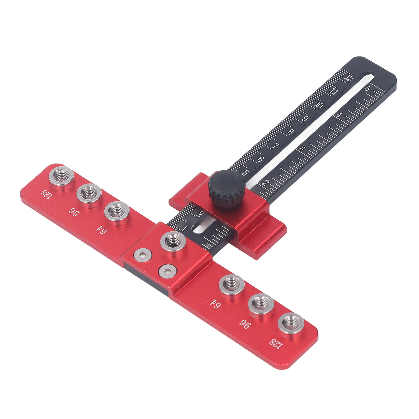 Schablonenwerkzeug Für Schrankmöbel Aus Aluminiumlegierung, Bohrschablone Für Schubladengriffe, Verstellbare Stanzposition, Schrankschablone