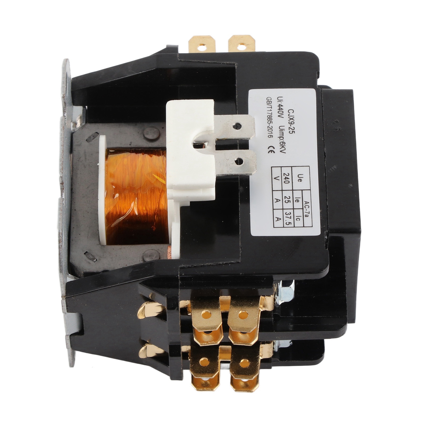 Wechselstromschütz Cjx9 25 2p, Silberlegierungskontakt, Flammhemmend Beschichtetes Pp-gehäuse, 25 A, Wechselstromschütz Für Klimaanlagen, 240 V