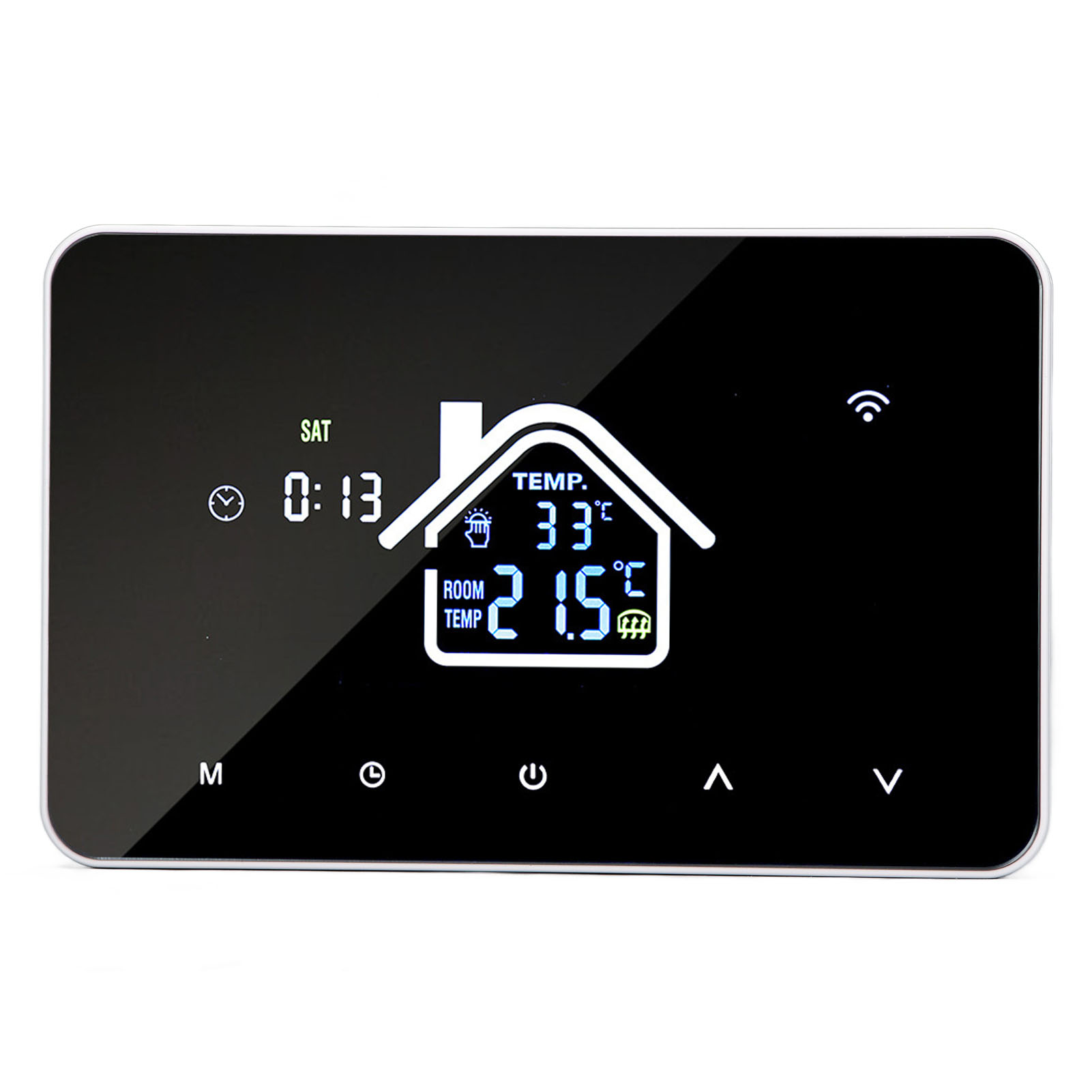 Fußbodenheizungsthermostat 16a, Mit 4,3-zoll-touchscreen, Hochpräzise Temperaturregelung Für Den Heimgebrauch, 230 V Ac (ohne Wi-fi-version)