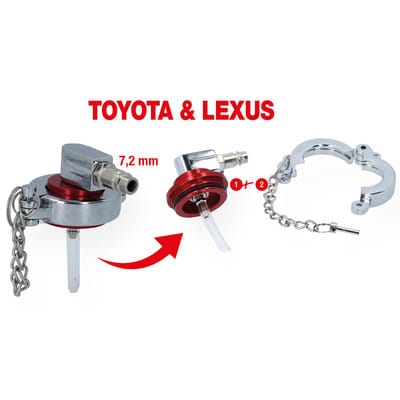 Universal-Entlüfterstutzen-Adapter für Toyota und Lexus