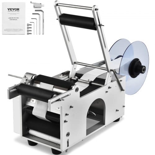 Mophorn - vevor Halbautomatische Etikettiergerät 20–50 Etiketten pro Minute Etikettiermaschine Etikettenbreiten von 13–150 mm, Etikettenlängen von