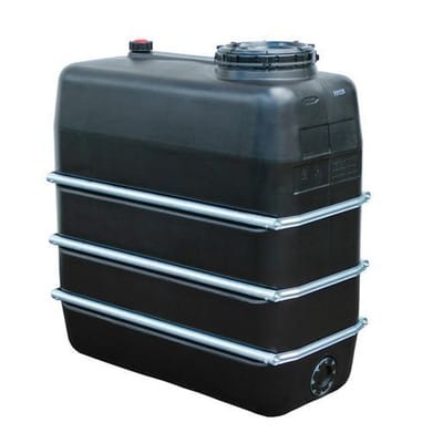 Graf - Raumspartank 1500 Liter schwarz aus lebensmittelechten pe