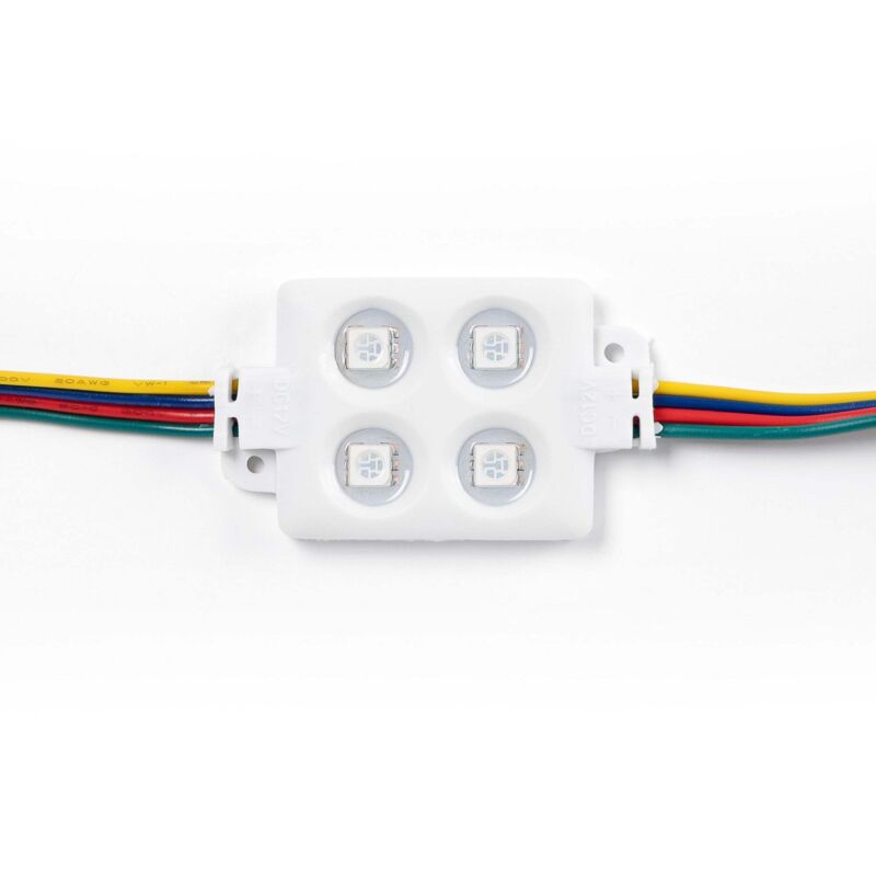 Quadratisches RGB-LED-Modul für Beschilderung - 0,96W - 12V DC -
