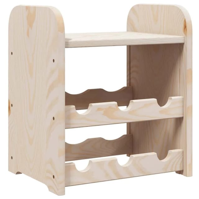 Vidaxl - Weinregal mit Oberplatte 33x25x37 cm Massivholz Kiefer