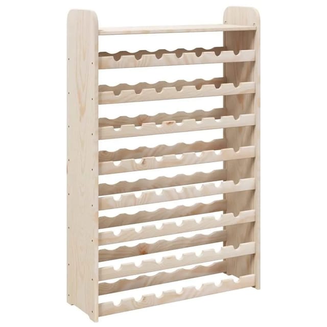 Vidaxl - Weinregal mit Oberplatte 72,5x25x111,5 cm Massivholz Kiefer