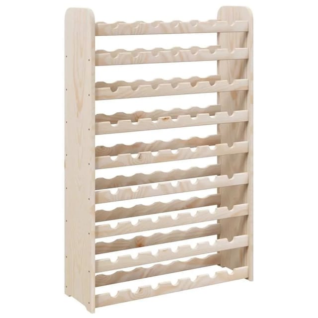 Weinregal 72,5x25x111,5 cm Massivholz Kiefer Vidaxl