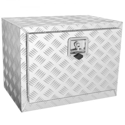 Vevor Truckbox Werkzeugbox Anhängerbox Werkzeugkasten 610x430x460mm Pickup-aufbewahrungsbox, Aluminium-diamantplatten-werkzeugkasten Mit Schloss & Schlüsseln, Wasserdichte Anhänger-aufbewahrungsbox