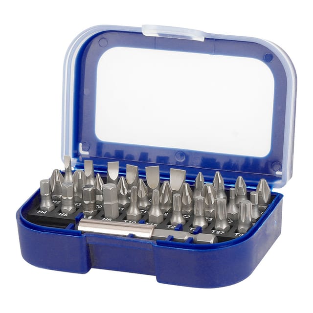 Set mit 31 WORKPRO® Schraubendreher-Bits