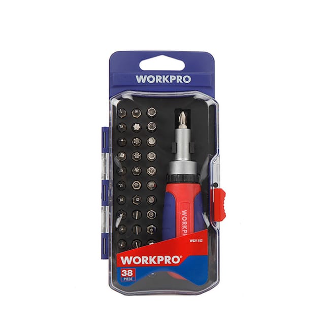 Ratschenschraubendreher 38 Stück Workpro
