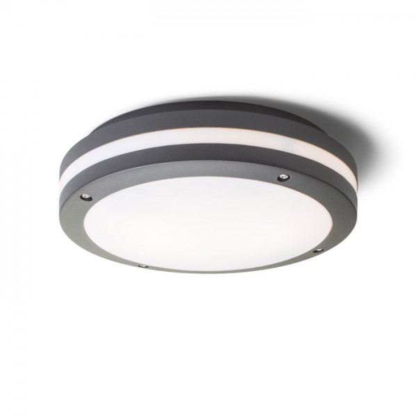 Plafoniera Sonya 30 Nero 230v E27 2x18w Ip54