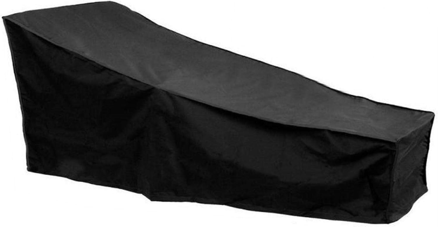 Schutzhülle Für Badewanne Und Gartenliege, Uv-beständig, Winddicht, Wasserdicht, 210d Oxford-gewebe, 200 X 70 X 40 X 68 Cm – Schwarz