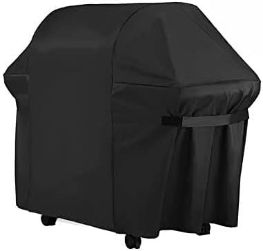 Grillabdeckung, Grillabdeckung, Uv- Und Farbbeständige Gasgrillabdeckung, Schwarze Grillabdeckung Für Den Außenbereich(145 X 61 X 117 Cm)-420d Schwarz