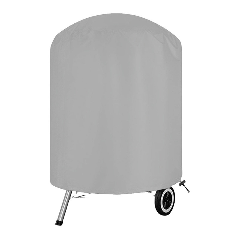 Grillabdeckung, Kugelförmige Grillabdeckung, 210d Oxford-gewebe, Wasserdicht, Reißfest, Uv-beständig, Kugelförmige Grillabdeckung (ø 58 X 77 Cm) – Schwarz