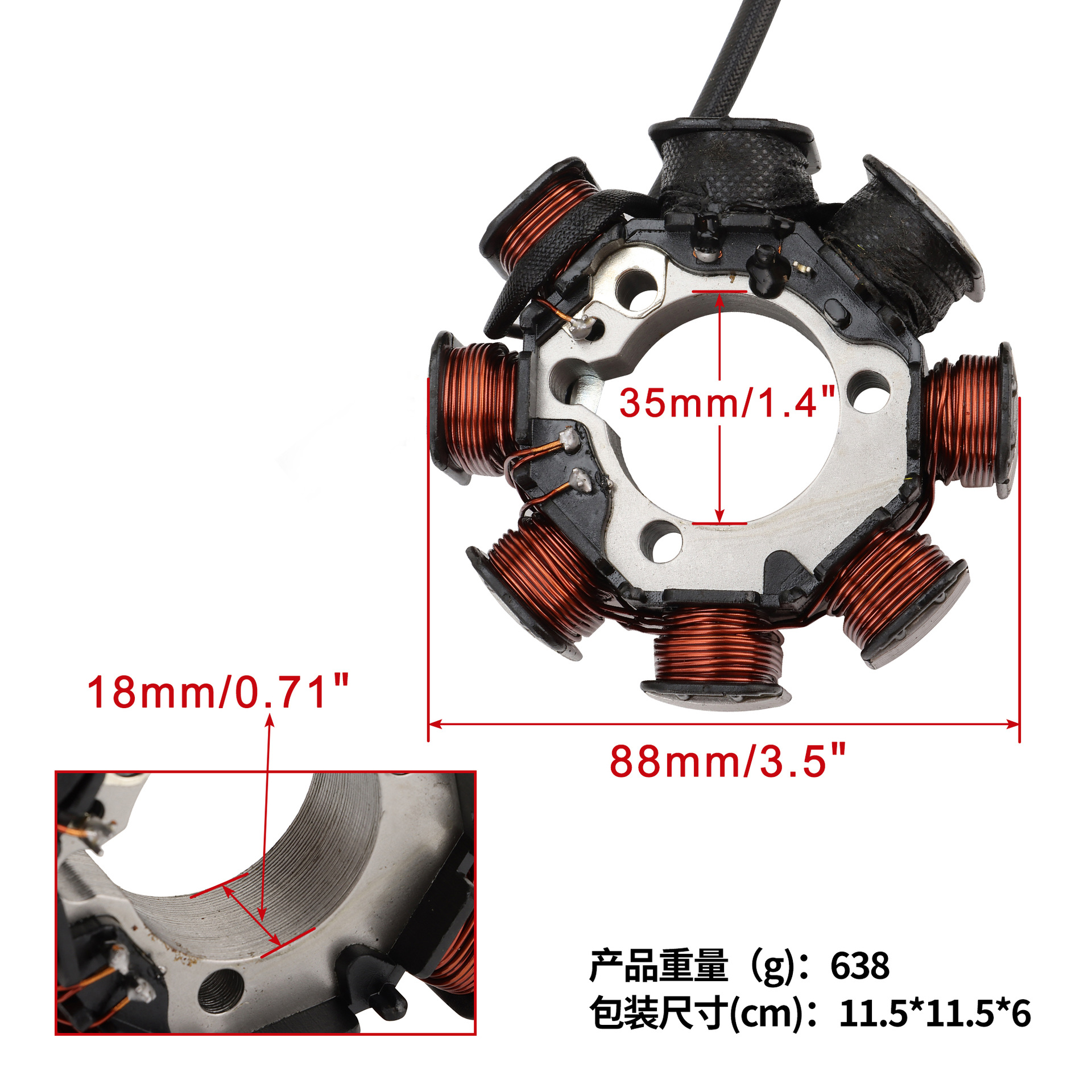 Ct110 Postie Bike 1991-2013 31120-459-921 Motorrad-magnetspule